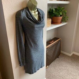 Light Blue Cowl Neck Tunic Dress - Pure + Good